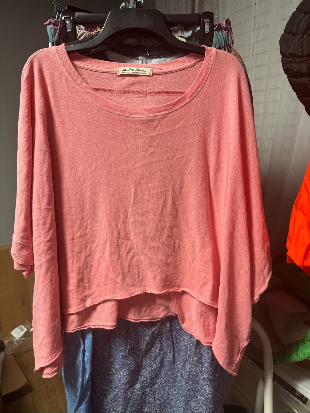 We The Free CC Tee Size Large NWOT RT $38. CURRENT Online color Red Hot - Picture 4 of 7